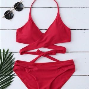 two piece swimsuit